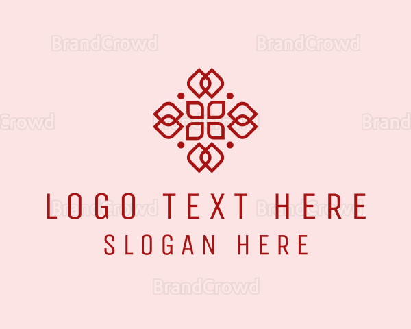 Flower Petals Pattern Logo