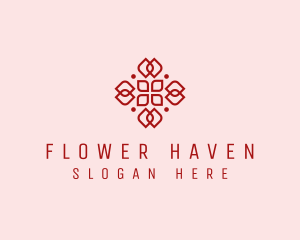 Flower Petals Pattern logo design