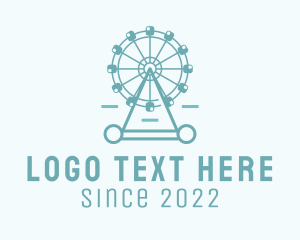 Tower - Ferris Wheel Theme Park logo design