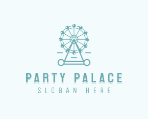 Ferris Wheel Theme Park  logo design