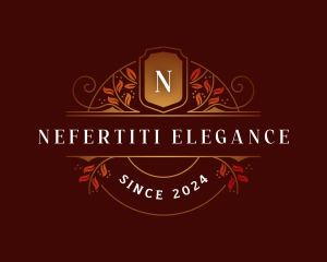 Elegant Nature Wreath logo design