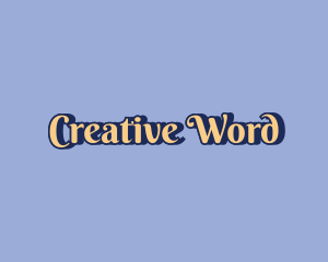 Word - Retro Studio Script logo design