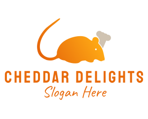 Cheddar - Chef Rat Cheese logo design