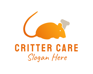 Critter - Chef Rat Cheese logo design