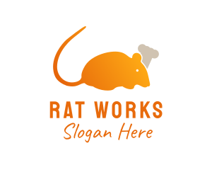 Rat - Chef Rat Cheese logo design