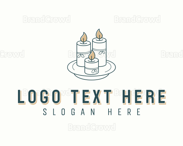 Candlestick Home Decor Logo