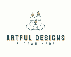 Candlestick Home Decor  logo design