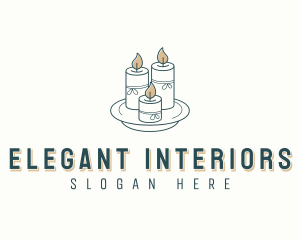 Candlestick Home Decor  logo design