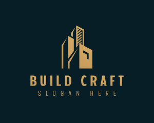 Skyscraper Property Building logo design