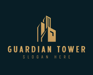 Skyscraper Property Building logo design