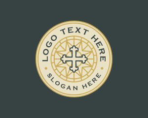 Holy - Cross Christian Church logo design