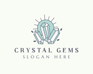 Elegant Crystals Jewelry  logo design