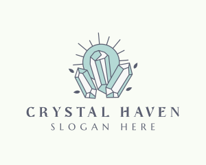 Crystals - Elegant Crystals Jewelry logo design