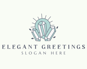 Elegant Crystals Jewelry  logo design