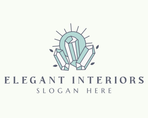 Elegant Crystals Jewelry  logo design