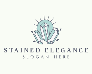 Elegant Crystals Jewelry  logo design