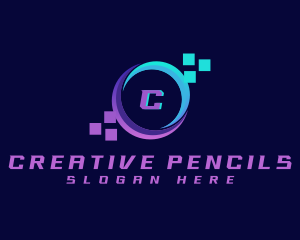 Digital Pixel Programming logo design