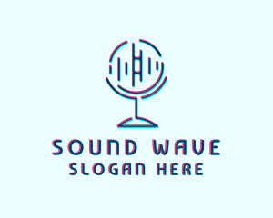 Volume - Sound Equalizer Microphone logo design