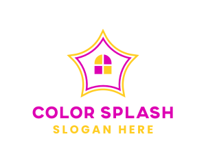 Colorful Design House logo design