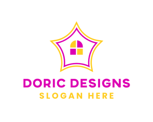 Colorful Design House logo design