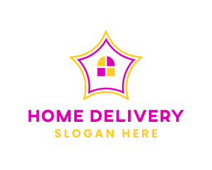 Colorful Design House logo design