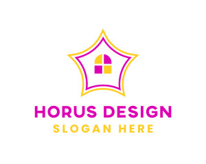 Colorful Design House logo design