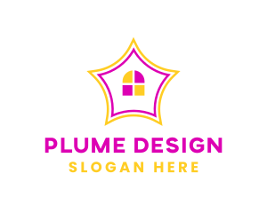 Colorful Design House logo design