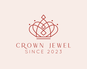 Beauty Pageant Crown Jewels logo design