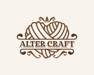 Heart Yarn Crafts logo design