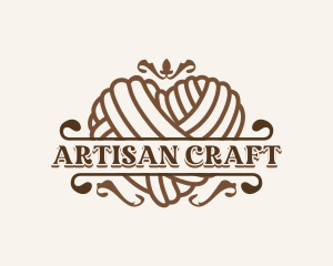 Heart Yarn Crafts logo design