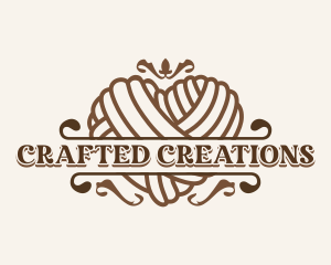 Heart Yarn Crafts logo design