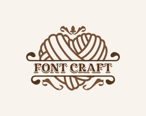 Heart Yarn Crafts logo design