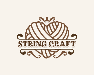 Heart Yarn Crafts logo design