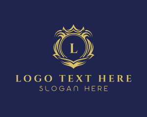 Law Firm - Crown Royalty Firm Mirror logo design