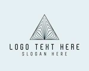 Financial - Pyramid Tech Developer logo design