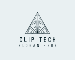 Pyramid Tech Developer logo design