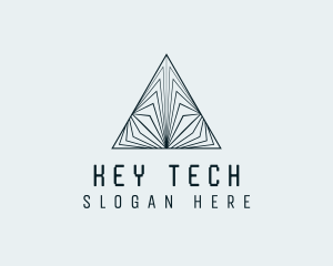 Pyramid Tech Developer logo design