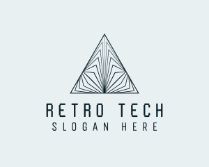 Pyramid Tech Developer logo design