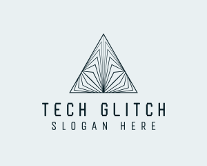 Pyramid Tech Developer logo design