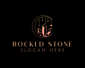 Mystic Gem Stone logo design