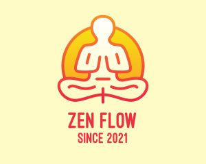 Yoga - Yoga Meditation Guru logo design