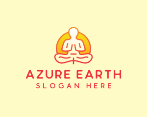 Yoga Meditation Wellness logo design