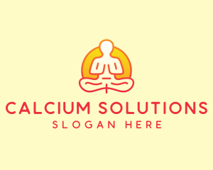 Yoga Meditation Wellness logo design