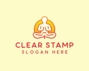 Yoga Meditation Wellness logo design