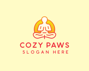 Yoga Meditation Wellness logo design