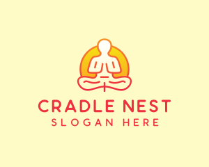 Yoga Meditation Wellness logo design