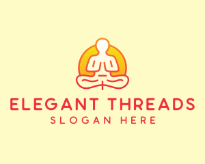 Yoga Meditation Wellness logo design