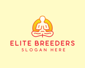 Yoga Meditation Wellness logo design