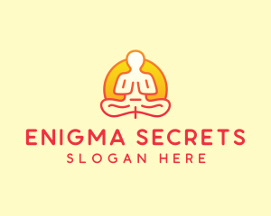 Yoga Meditation Wellness logo design