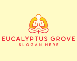 Yoga Meditation Wellness logo design